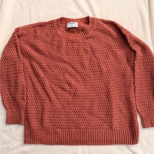 Old Navy Knit Sweater in Warm Coral